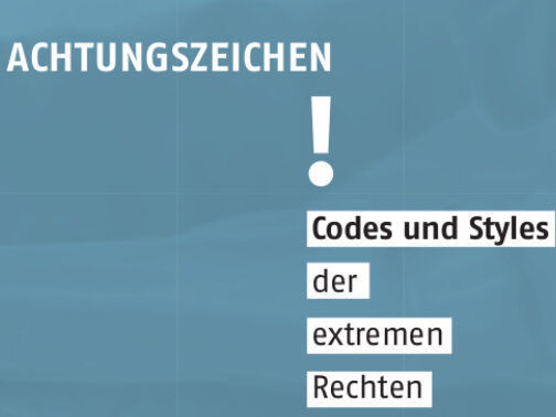 Coverbild mit Schriftzug Acntungszeichen Codes und Styles der extremen Rechten