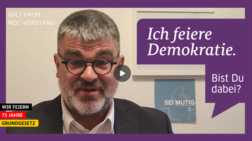 Netzwerk für Demokratie und Courage e.V. feiert 75 Jahre Grundgesetz