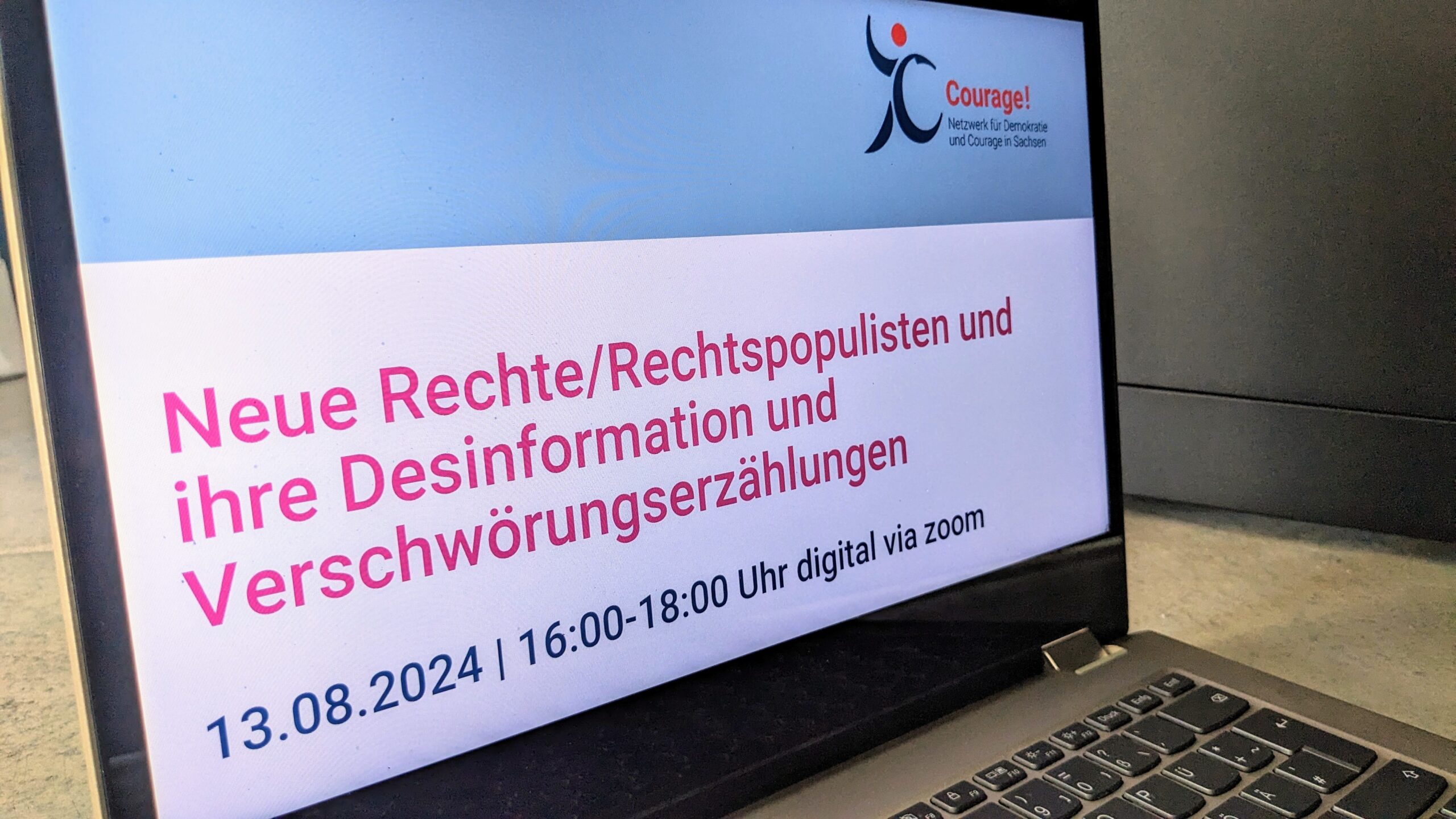 Online-Workshop: Neue Rechte/ Rechtspopulisten und ihre Desinformation und Verschwörungserzählungen
