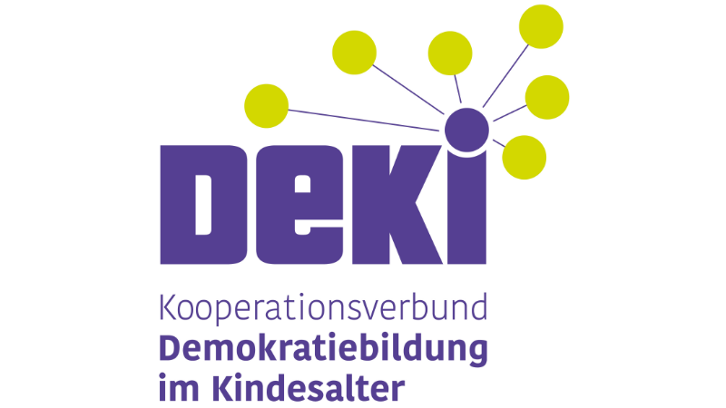Logo des Kooperationsverbunds "Demokratiebildung im Kindesalter"
