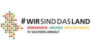 Logo Landesprogramm #WIRSINDDASLAND Sachsen-Anhalt